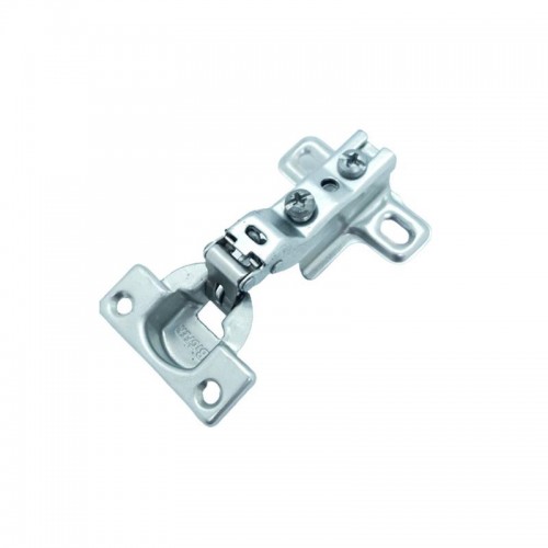 Dobradiça Bigfer Caneco 26 Super Alta (Super Curva) + Calco 12 Zinco Branco (Kit Com 10 Unidades)
