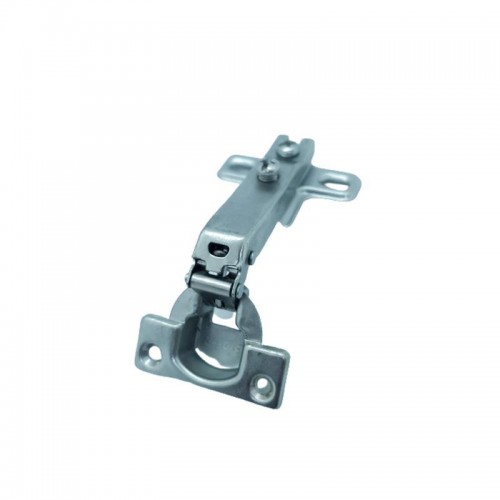 Dobradiça Bigfer Caneco 26 Colo 45° + Calco 5 Zinco Branco (Kit Com 10 Unidades)