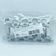 Dobradiça Bigfer Caneco 26 Colo 45° + Calco 5 Zinco Branco (Kit Com 10 Unidades)