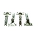 Dobradiça Hettich Caneco 26 Modelo Bertolini Baixa (Reta) Zinco Branco (Kit Com 4 Unidades) Dobradiça Hettich Caneco 26 Modelo Bertolini Baixa (Reta) Zinco Branco (Kit Com 4 Unidades)