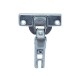 Dobradiça Hettich Sot Alta (Curva) + Calco D3 Para 15 Mm (Kit C/10)