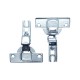 Dobradiça Hettich Sot Alta (Curva) + Calco D3 Para 15 Mm (Kit C/10)