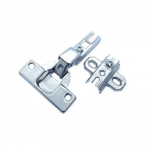 Dobradiça Hettich Sot Alta (Curva) + Calco D3 Para 15 Mm (Kit C/10)