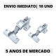 Dobradiça Bigfer Com Amortecimento Baixa (Reta) Calco Fixo (Kit C/10) Dobradiça Bigfer Com Amortecimento Baixa (Reta) Calco Fixo (Kit C/10)
