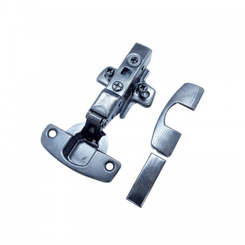Dobradiça Hettich Sensys Obsidian Black Alta (Curva) + Calco D 1,5 Completa