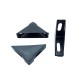 Cantoneira 15x56x56mm De Proteção Para Moveis Preta (Kit C/100) Cantoneira 15x56x56mm De Proteção Para Moveis Preta (Kit C/100)