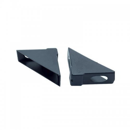 Cantoneira 18x56x56mm De Proteção Para Moveis Preta (Kit C/100)