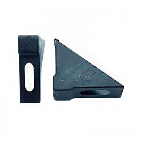 Cantoneira 18x56x56mm De Proteção Para Moveis Preta (Kit C/100) Cantoneira 18x56x56mm De Proteção Para Moveis Preta (Kit C/100)