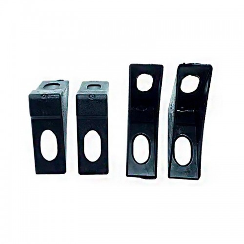 Cantoneira 18x56x56mm De Proteção Para Moveis Preta (Kit C/100) Cantoneira 18x56x56mm De Proteção Para Moveis Preta (Kit C/100)