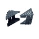 Cantoneira De Proteção Para Moveis Regulável 33 A 60 Mm Preta Embalagem Industrial (Kit C/400) Cantoneira De Proteção Para Moveis Regulável 33 A 60 Mm Preta Embalagem Industrial (Kit C/400)