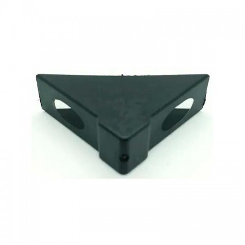 400 Cantoneiras 18X56X56 Mm De Proteção Para Moveis  Preta Embalagem Industrial