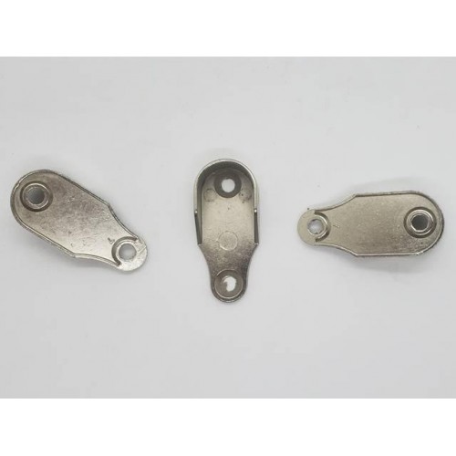 Suporte Cabideiro Oblongo Niquelado (Kit Com 20 Un)