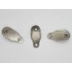 Suporte Cabideiro Oblongo Niquelado (Kit Com 20 Un)