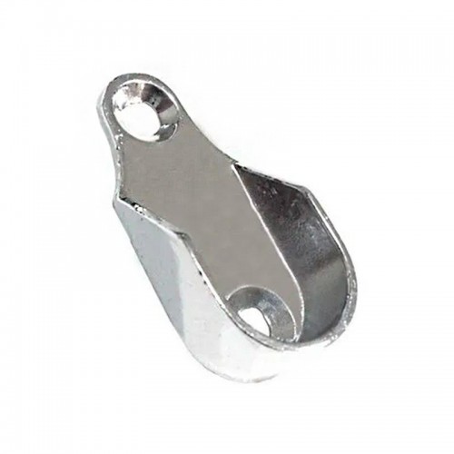 Suporte Cabideiro Oblongo Niquelado (Kit Com 20 Un)