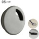 Conjunto Passa Fio 60Mm X 15Mm Cinza Cobalto (Kit Com 5 Unidades)