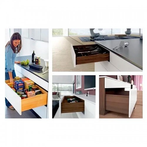 Kit Quadro 25 (Extração Parcial) Invisível 300 Mm Silent System Hettich Kit Quadro 25 (Extração Parcial) Invisível 300 Mm Silent System Hettich