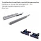 Kit Corrediça Quadro V6 (Extração Total) Invisível 300 Mm Silent System Hettich Kit Corrediça Quadro V6 (Extração Total) Invisível 300 Mm Silent System Hettich