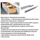 Kit Corrediça Quadro V6 (Extração Total) Invisível 300 Mm Silent System Hettich Kit Corrediça Quadro V6 (Extração Total) Invisível 300 Mm Silent System Hettich