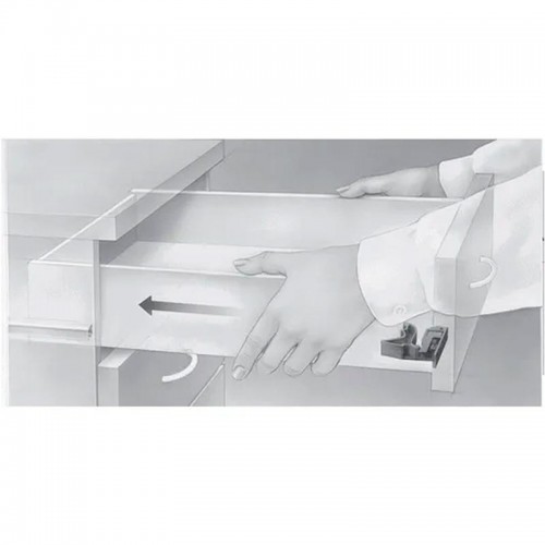 Kit Corrediça Quadro V6 (Extração Total) Invisível 300 Mm Silent System Hettich Kit Corrediça Quadro V6 (Extração Total) Invisível 300 Mm Silent System Hettich