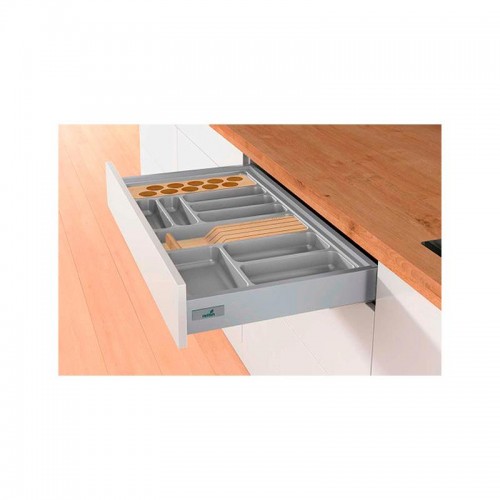 Organizador De Talheres Hettich Orga Um Cinza 501 A 600Mm / 370 A 440Mm