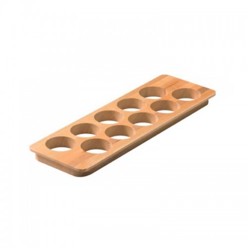 Porta Temperos De Madeira Faia 53 Mm Para Organizador De Talheres Orga Um Hettich
