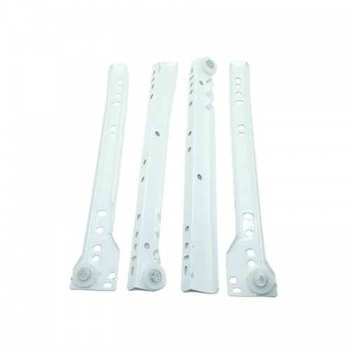 Corrediça Metálica Bigfer 250 Mm Epóxi Branca Corrediça Metálica Bigfer 250 Mm Epóxi Branca