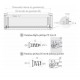 Corrediça Metálica Bigfer 250 Mm Epóxi Branca Corrediça Metálica Bigfer 250 Mm Epóxi Branca