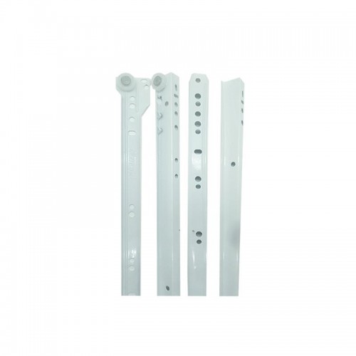 Corrediça Metálica Bigfer 350 Mm Epóxi Branca Corrediça Metálica Bigfer 350 Mm Epóxi Branca