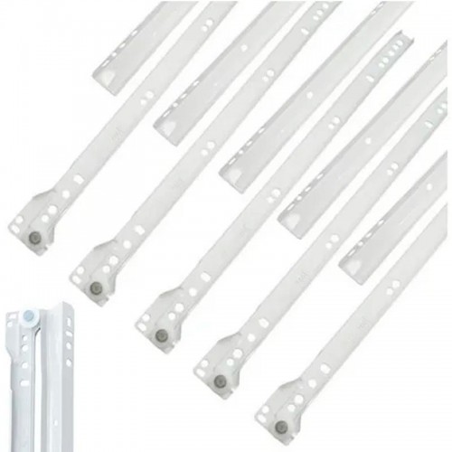 Kit Promocional C/ 2 Corrediças Metálicas Bigfer 400 Mm Epóxi Branca + 16 Pf Mad C.Ch. 4,0 X 12 Kit Promocional C/ 2 Corrediças Metálicas Bigfer 400 Mm Epóxi Branca + 16 Pf Mad C.Ch. 4,0 X 12