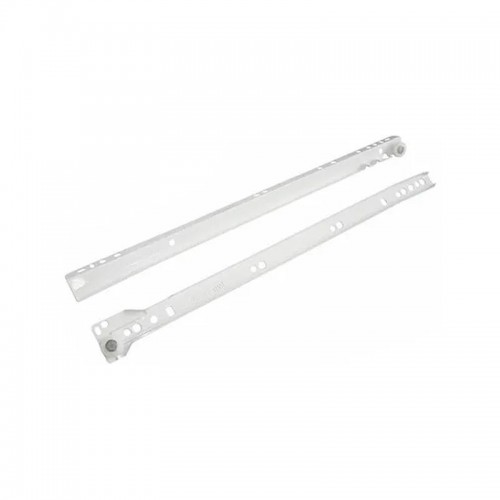Kit Promocional C/ 2 Corrediças Metálicas Bigfer 500 Mm Epóxi Branca + 16 Pf Mad C.Ch. 4,0 X 12