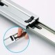 Corrediça Telescópica Light 400 Mm Zinco Branco Avulsa Corrediça Telescópica Light 400 Mm Zinco Branco Avulsa