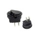 Interruptor Para Led Gotinha Cor Preta 2 Pinos Sem Fio Interruptor Para Led Gotinha Cor Preta 2 Pinos Sem Fio