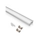 Perfil Para Fita De Led Aluminio Com Difusor Branco 21Mm X 10Mm X 2 Metros Perfil Para Fita De Led Aluminio Com Difusor Branco 21Mm X 10Mm X 2 Metros