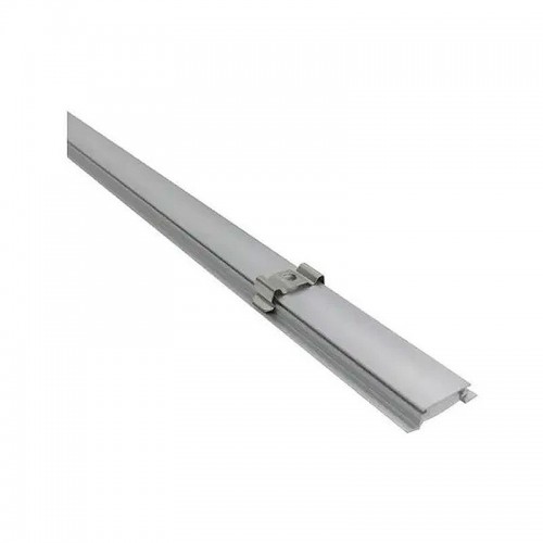 Perfil Para Fita De Led Aluminio Com Difusor Branco 21Mm X 10Mm X 2 Metros Perfil Para Fita De Led Aluminio Com Difusor Branco 21Mm X 10Mm X 2 Metros