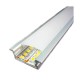 Perfil Para Fita De Led Aluminio Com Difusor Branco 21Mm X 10Mm X 2 Metros Perfil Para Fita De Led Aluminio Com Difusor Branco 21Mm X 10Mm X 2 Metros