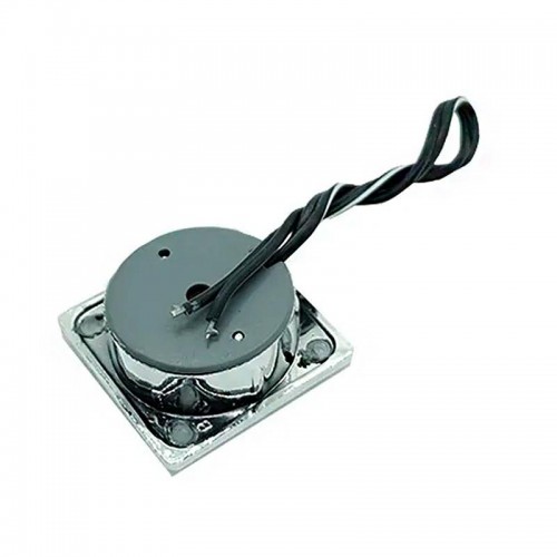 Led De Embutir Quadrado 40 X 40 Mm 4 Leds Luz Amarela (Quente) Cromado Base Hs