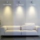 Led De Embutir Quadrado 40 X 40 Mm 4 Leds Luz Amarela (Quente) Cromado Base Hs