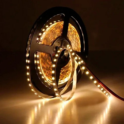 Fita De Led 60 Leds Por Metro 50 X 50 Amarela (Luz Quente) 3000 K Com 5 Metros