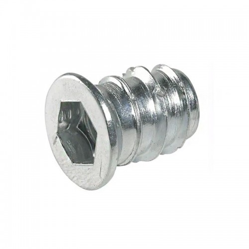 Bucha Americana Zamac 1/4 X 13 Mm Acabamento Natural (Kit Com 100 Un)