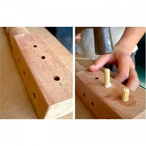 Cavilha De Madeira 8 X 20 Mm Uva Japonesa (Kit Com 200 Un)