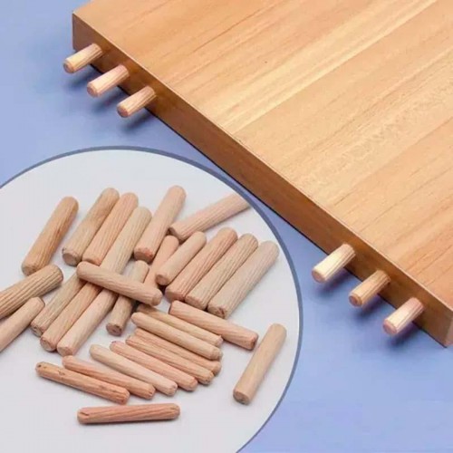 Cavilha De Madeira 8 X 20 Mm Uva Japonesa (Kit Com 200 Un)