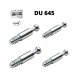 Parafuso Rastex Hettich Du 645 M6 X 31,5 Mm Zinco Branco (Kit Com 200 Un)