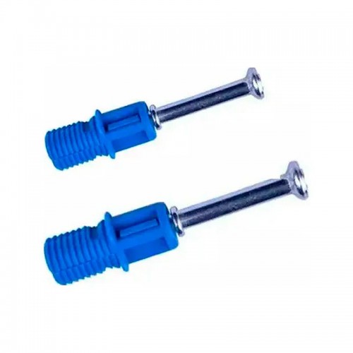Parafuso Rastex Rapid Hettich Du 324 (Padrão 24mm) Para Furo 8 Mm Azul (Kit Com 200 Un)