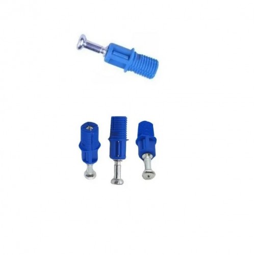 Parafuso Rastex Rapid Hettich Du 325 (Padrão 34Mm) Para Furo 8 Mm Azul (Kit Com 25 Un) Parafuso Rastex Rapid Hettich Du 325 (Padrão 34Mm) Para Furo 8 Mm Azul (Kit Com 25 Un)