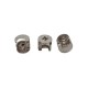 Kit Promocional C/ 500 Tambor Rastex 15/15 Natural P/15 Mm + 500 Tampa Rastex Fenda Cruzada Branca