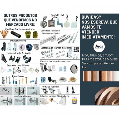 Kit Promocional C/ 500 Tambor Minifix 15X11 Natural P/15 Mm + 500 Pf. Minifix Du 259 Em Aço R. Sob. Zco Bco.
