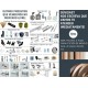 Kit Promocional C/ 500 Tambor Minifix 15X11 Natural P/15 Mm + 500 Pf. Minifix Du 259 Em Aço R. Sob. Zco Bco.