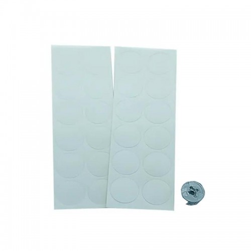 Kit Promocional C/ 200 Tambor Minifix 15X11 Natural P/15 Mm + 200 Tapa Furos Adesivos Branco Tx 19 Mm