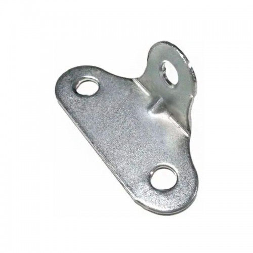 Cantoneira De Aço 3 Furos Zinco Branco (Kit Com 20 Un)
