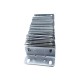 Cantoneira De Aço 17,5 X 17,5 X 46 mm 4 Furos Zinco Branco (Kit Com 200 Un)